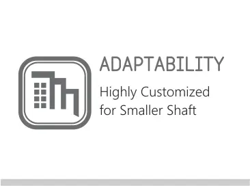 adaptability highly customized for smaller shaft